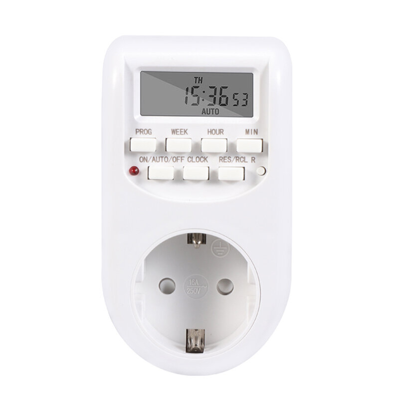 Smart EU Plug Timer Switch presa Timer da cucina digitale a risparmio energetico presa 220V 10A programmazione timer elettronico a risparmio energetico