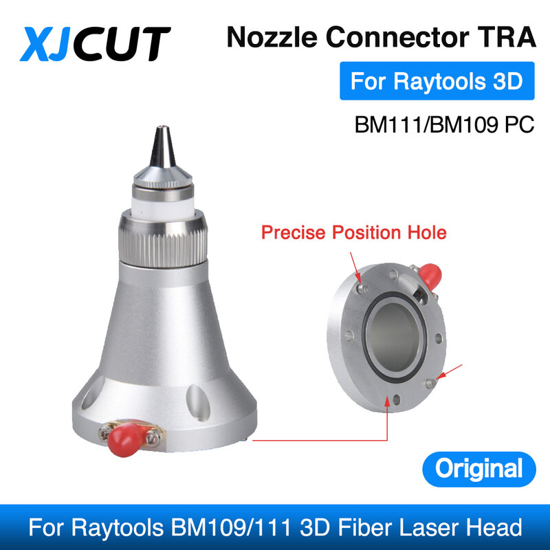 XJprofits ic-Connecteur de buse Raytools 3D d'origine, capteur laser TRA, tête de soudage laser 3D, partie A, type F150, convient pour Raytools BM111, BM109