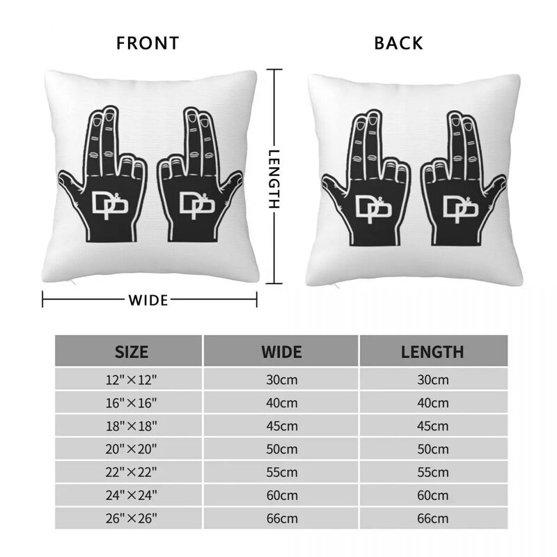 Giant Glove JUL Square Pillowcase Polyester Pillow Cover Velvet Cushion Zip Decorative Comfort Throw Pillow For Home Sofa
