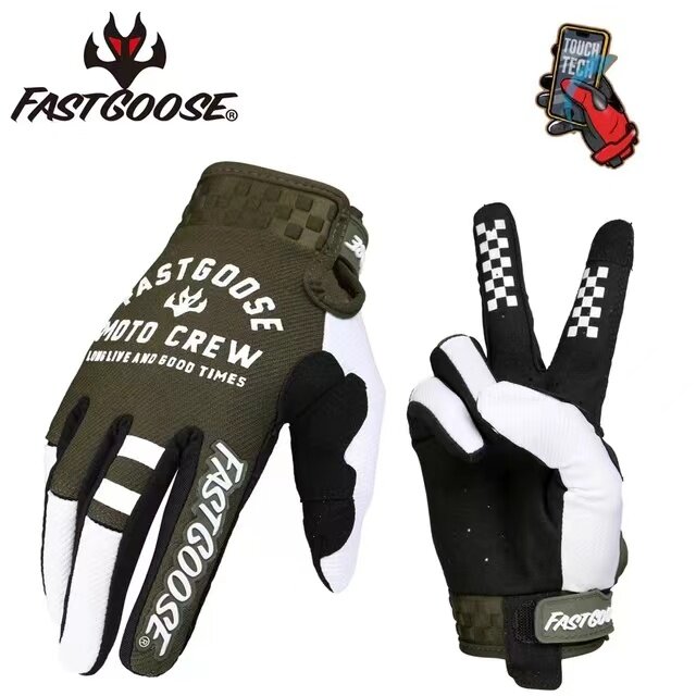 Rękawice motocrossowe jazdy rękawice rowerowe MX MTB z wyścigi drogowe rękawicą kolarstwo sportowe na ekran dotykowy