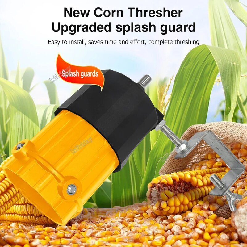 Efficient Corn Threshing Bract Grain Planer Separator Rotary Corn Thresher Electric Corn Peeling Tools