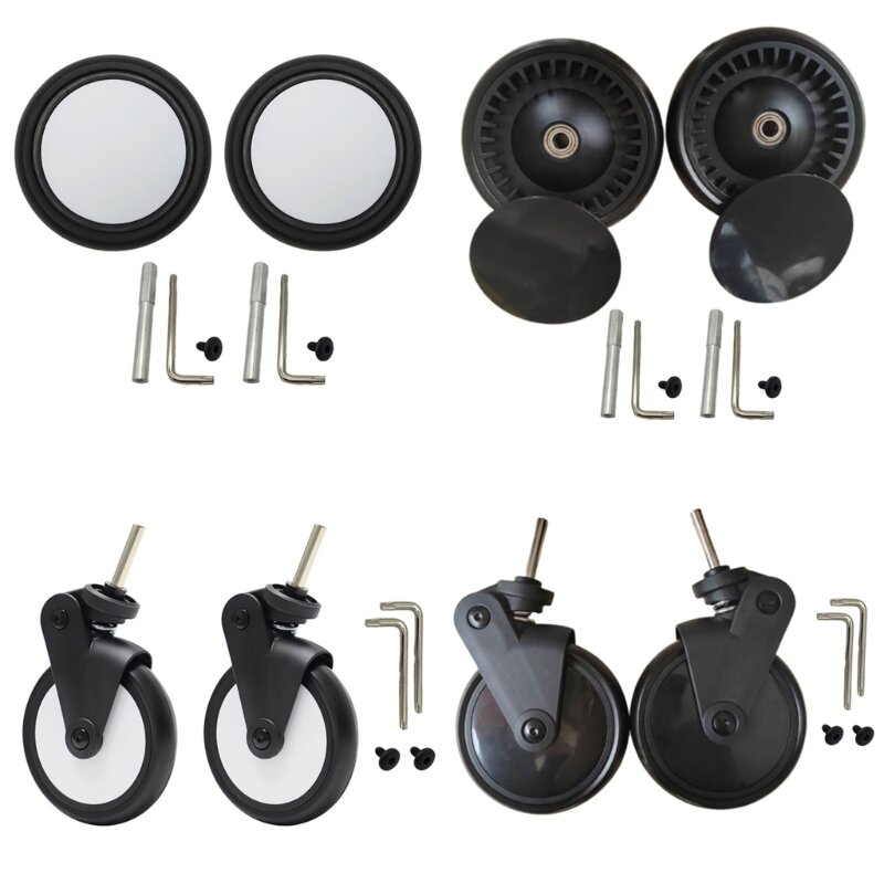 Baby Strollers Rubber Wheels Accessories Front-Back Wheel for Yoya Vovo yoyo G99C