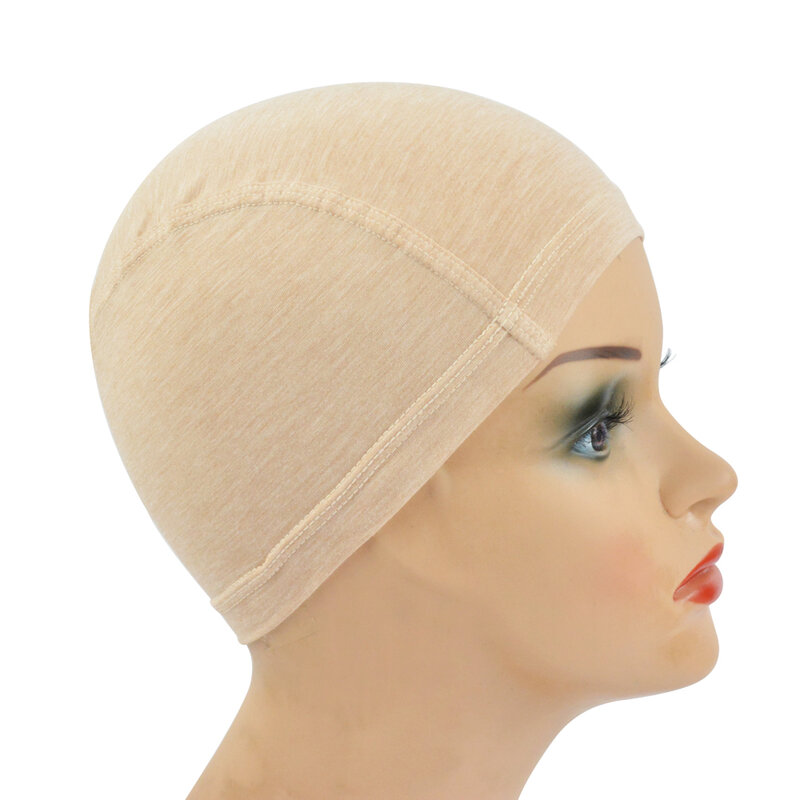 Topi Wig Serat Bambu untuk Wanita Topi Wig Nyaman dan Elastis Memakai Di Bawah Wig
