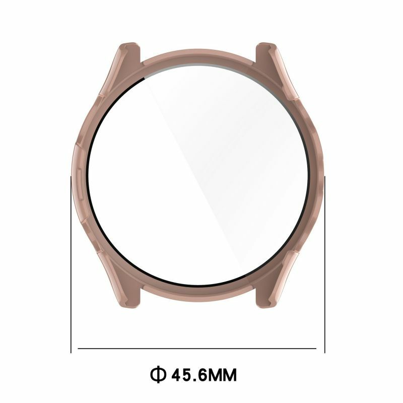 Estojo de vidro temperado para Garmin Forerunner Música Smart Watch Strap Protetor de Tela Cobertura Completa Para-choques Protetor de 165 M Shell