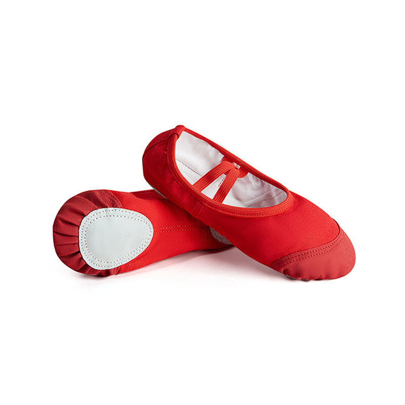 Zapatos de baile para niños y adultos, zapatillas de Ballet con cordones, suela suave, entrenamiento corporal de baile chino