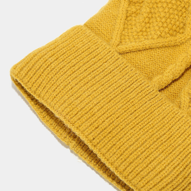 Conjunto de bufandas de punto para mujer, conjunto de bufanda suave y gruesa para mantener el calor, accesorios de ropa de Color sólido Simple, Invierno