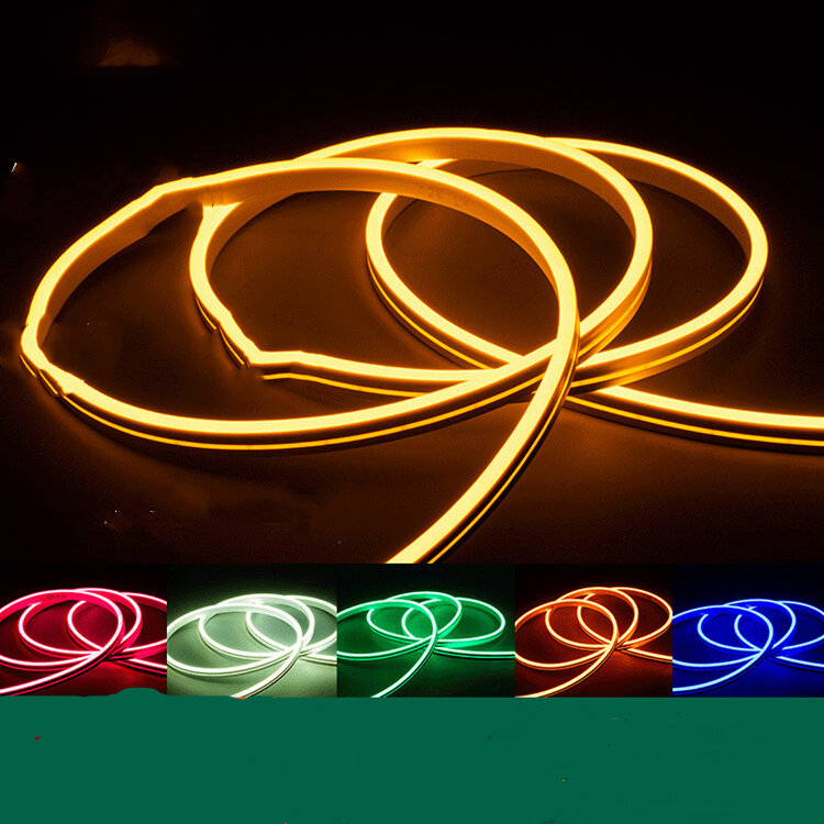 Pvc smd 5050 rgb wasserdicht wifi party feiertags beleuchtung führte neonlicht das seil benutzer definierte neonst reifen