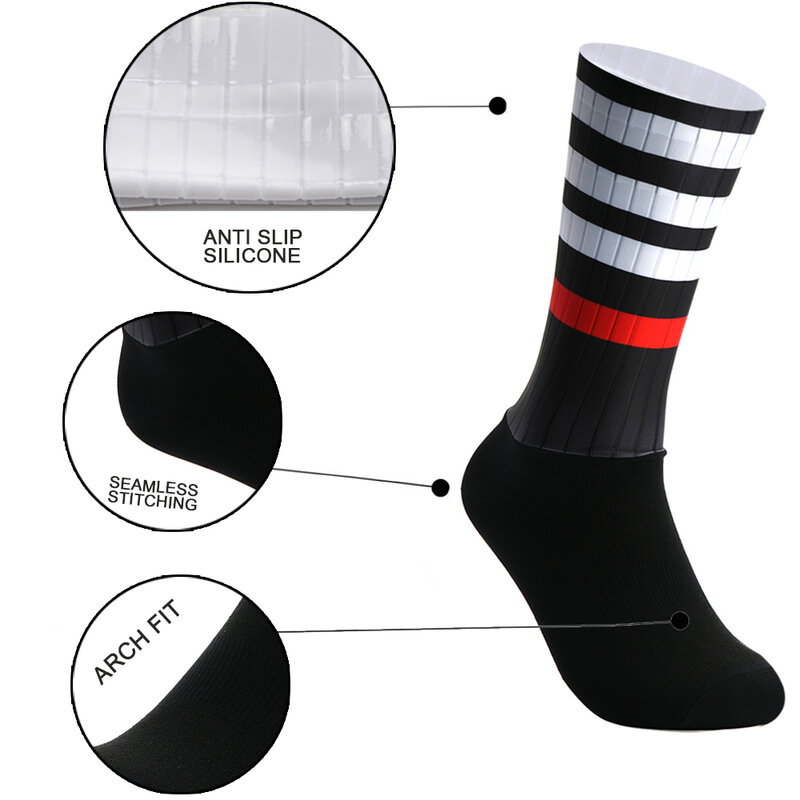 Велосипедные мужские и женские носки 2024, дышащие баскетбольные носки, спортивные носки, велосипедные носки