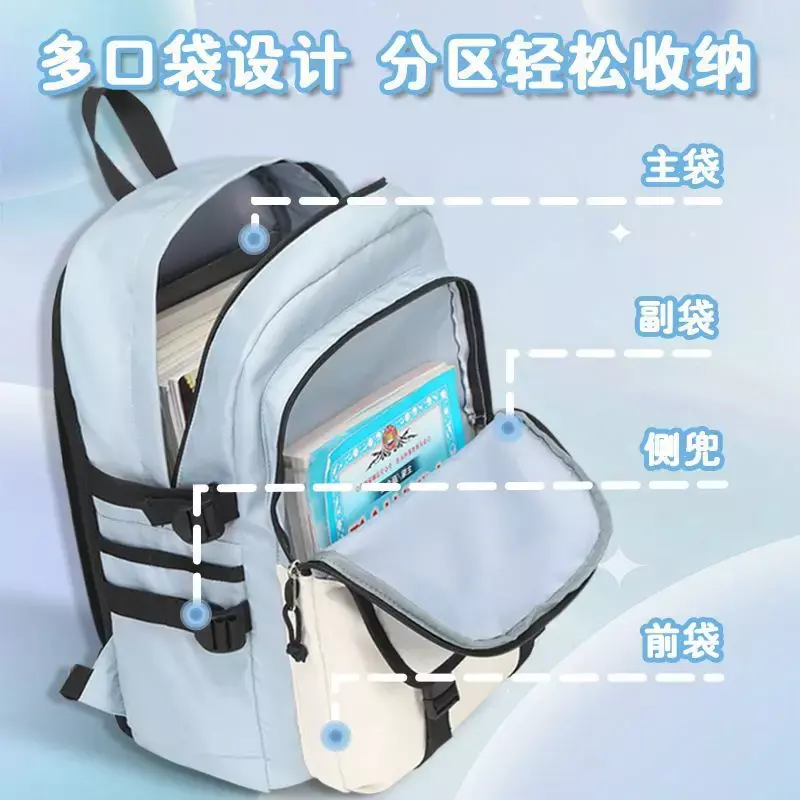 Sanrio กระเป๋านักเรียน clow M, ใหม่กระเป๋านักเรียนกันน้ำป้องกันกระดูกสันหลังจุของได้เยอะกระเป๋าเป้สะพายหลังเด็กน่ารัก