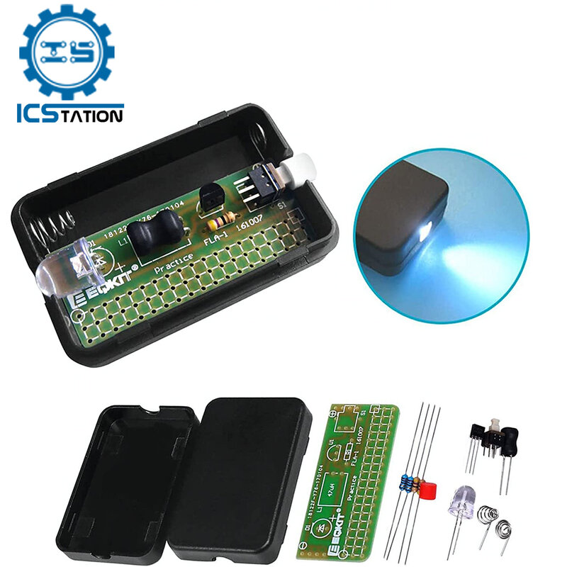 DIY Elektronische Kit Löten Projekt Praxis FLA-1 1,5 V Einfache Taschenlampe Integrated Circuit Board Elektronische Komponenten Kit