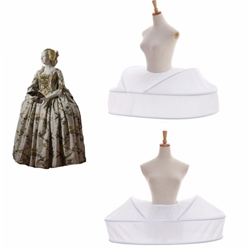 Rococo Crinoline Tây Nam Không Petticoat Nữ Thời Trung Cổ Victoria Lồng Đầm