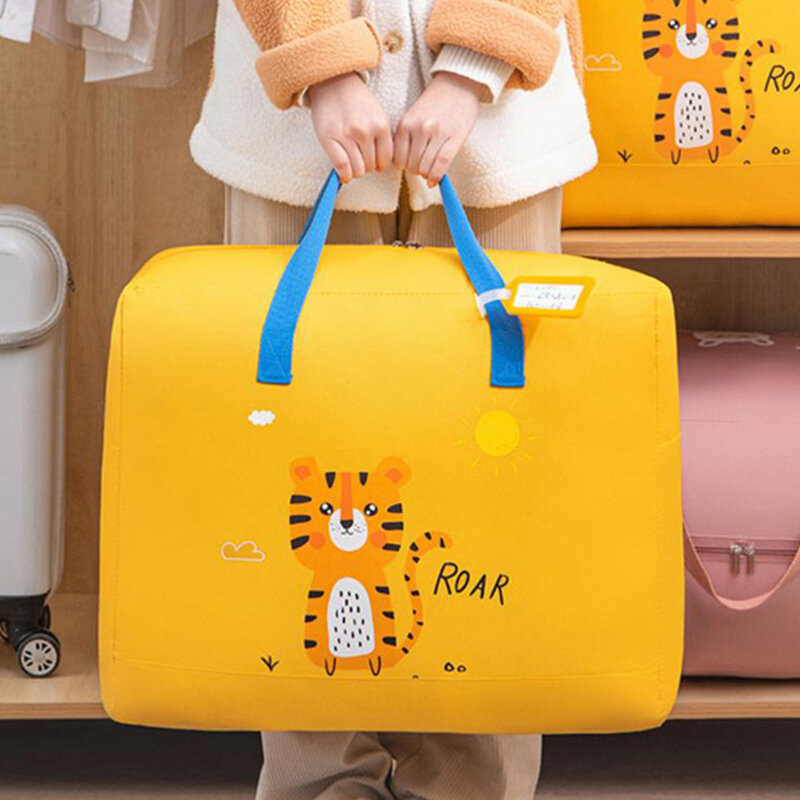 المحمولة متعددة الوظائف تخزين أكياس الملابس البطانيات خزانة منظم تتحرك حمل حقيبة سستة كيس دائم حقيبة يد الأمتعة حزمة