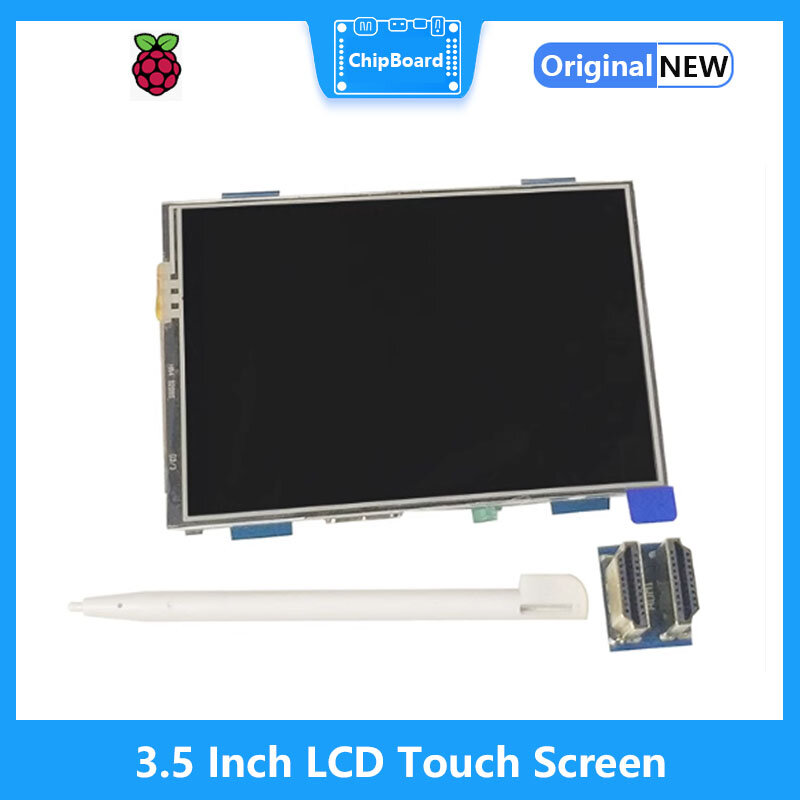 3.5インチのタッチスクリーンを備えたRaspberryPi 4画面,hdmiディスプレイモジュール,容量性,480x320pxの解像度,Raspberry Pi 3/4の静電容量式タッチスクリーン