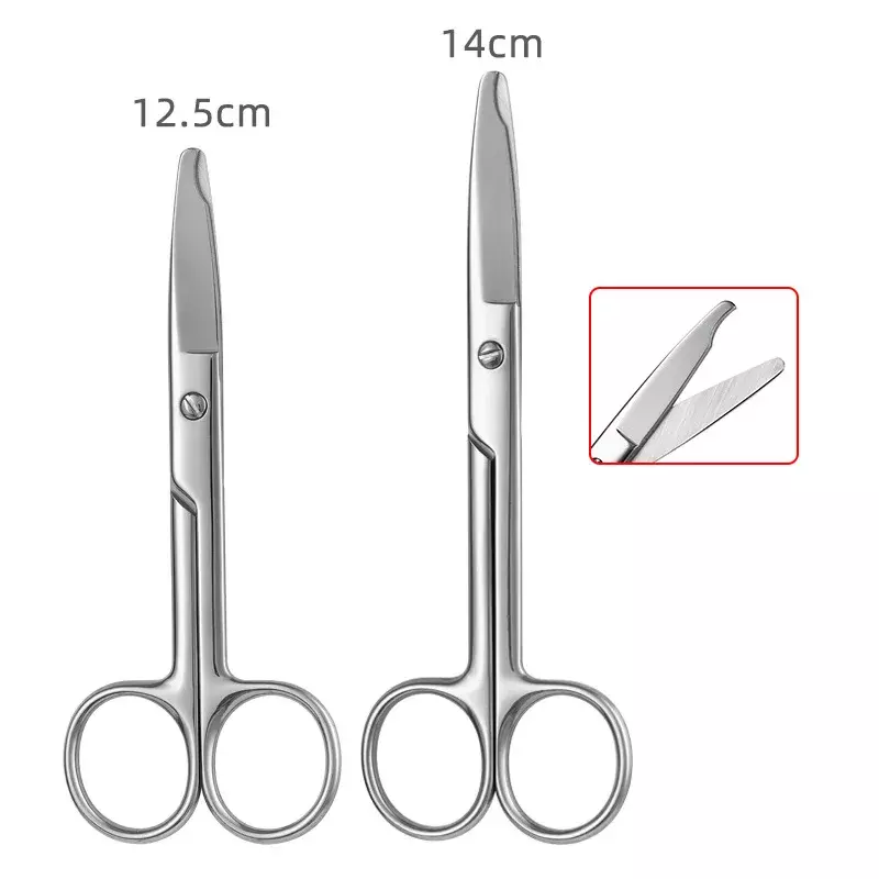 Forbici per punto rimuovi forbici per sutura forbici per chirurgia in acciaio inossidabile taglio medico forbici per tacca a mezzaluna 12.5cm /14cm