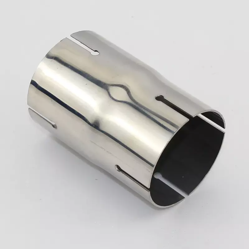 Conector universal do redutor de exaustão do carro de aço inoxidável, tubo padrão, 63mm para fora, 73mm, 76mm, 79mm, diâmetro exterior