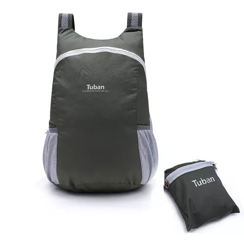 Легкий нейлоновый складной рюкзак, водонепроницаемый складной ранец, Ультралегкая портативная дорожная сумка для мужчин и женщин