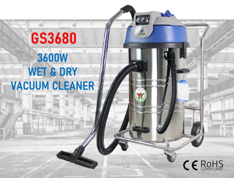 GS3680 Aspirador Industrial para água absorvente