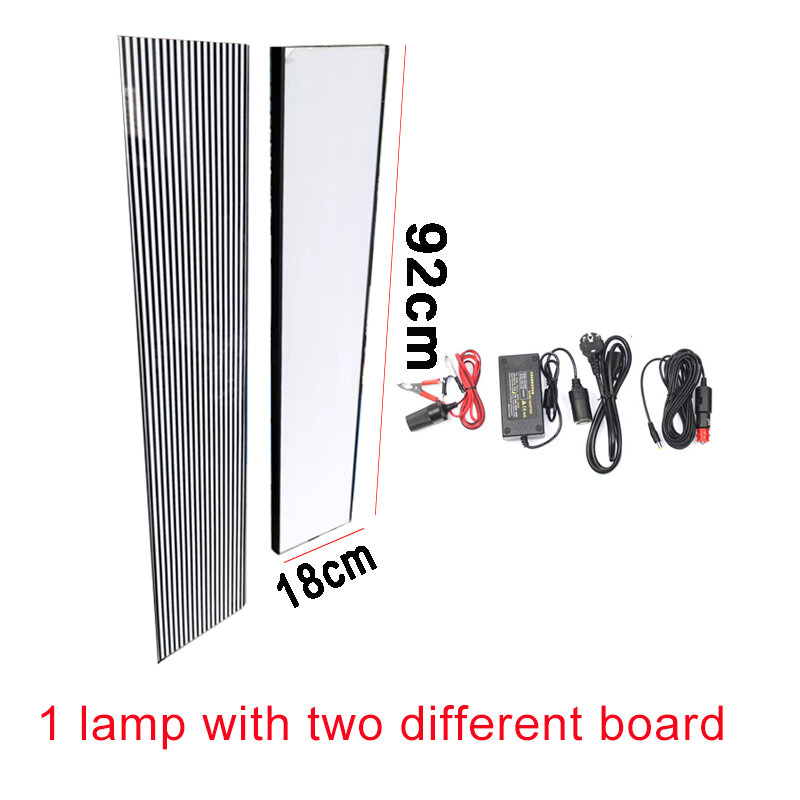 Placa de línea reflectora de lámpara LED, herramientas de reparación de abolladuras, tablero de reflexión de luz LED con soporte ajustable, 110V/220V