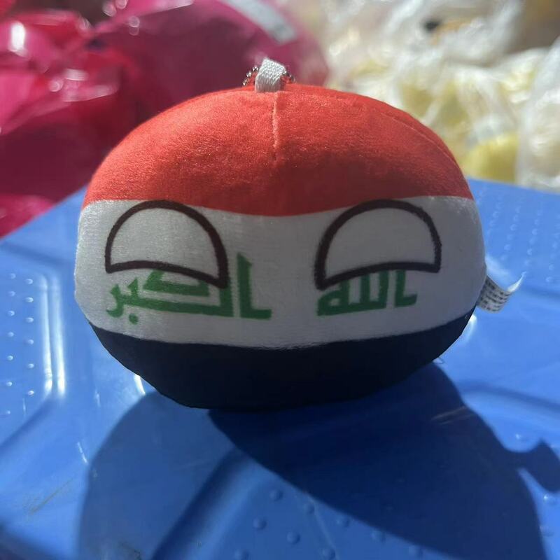 Bolas de campo com pingente Polandball, pelúcia, boneca Countryball recheada, presente de Natal infantil, 10cm, 70 estilos