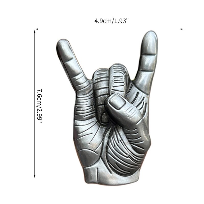 Креативный музыкальный рок жест ременная пряжка для взрослых DIY компоненты ремня в западном стиле рок ременная пряжка для взрослых унисекс