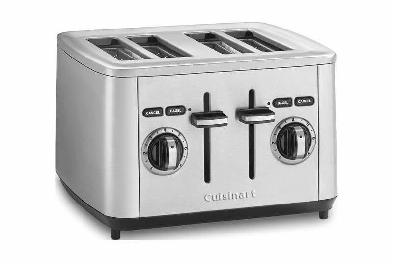Cuisinart Stainless Steel 4-Slice Toaster New Sandwich Maker