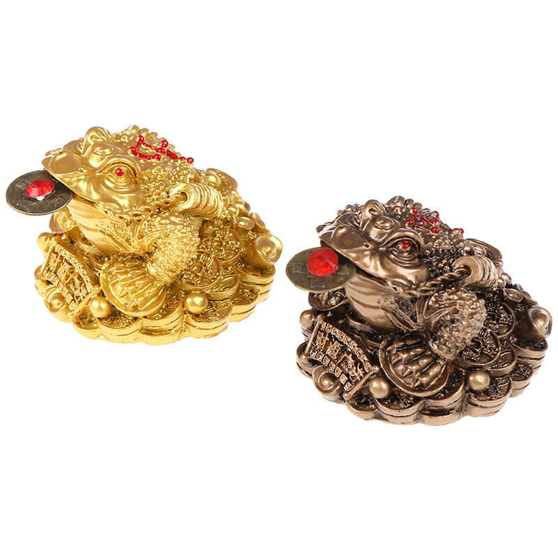 Feng Shui Toad Money lucky Fortune Chinese Frog Toad Home Office Decoration