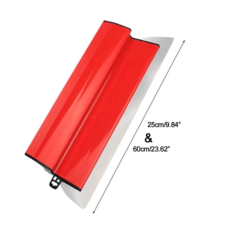 25/60 ซม.Drywall Skimming ใบมีดสแตนเลส Skimmer Putty มีด Smoothing ภาพวาดฉาบปูนเครื่องมือก่อสร้าง