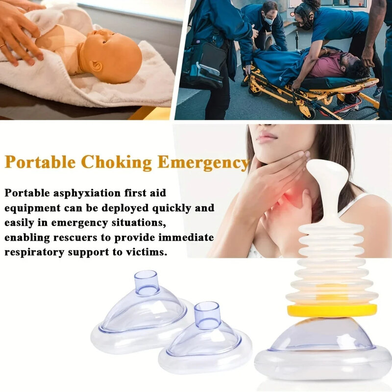 4PCS Choking Rescue First Aid Equipment Asphyxia Rescue Device Home Emergency Tool for Adult Children Survival Gear Dobeiziter