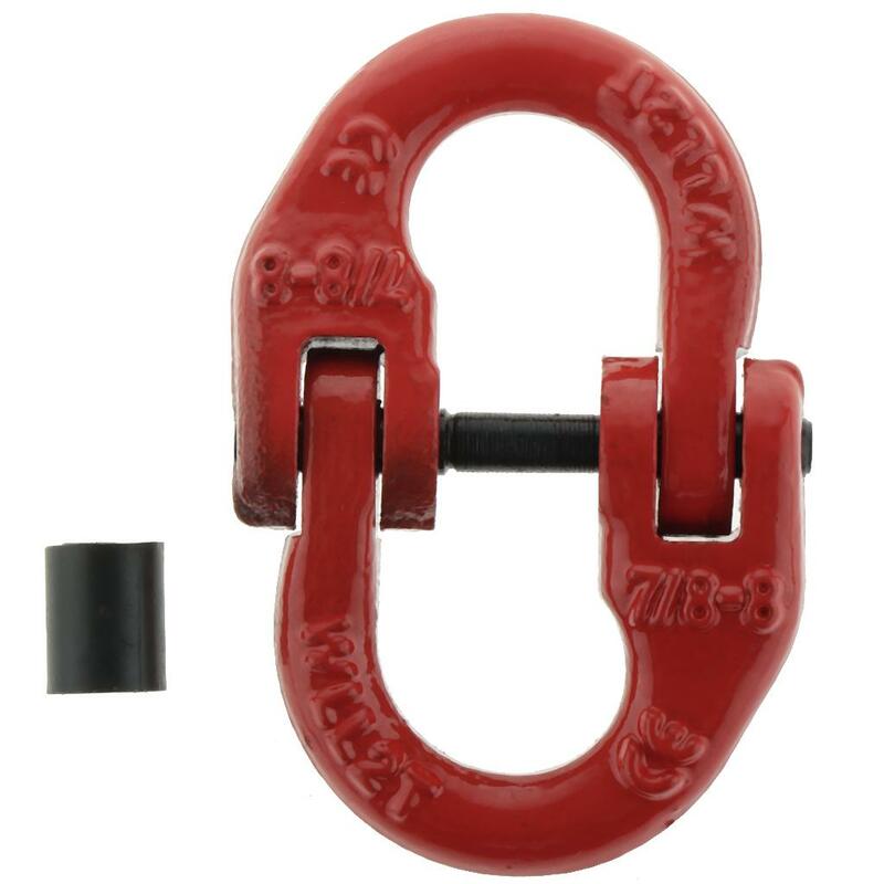 Painted Grade 80 Drop Forged Alloy Steel Connecting Link, Large Working Load Limit