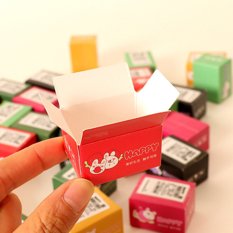 Mini caja de cartón Express en miniatura, Decoración de casa de muñecas, juguete, 5 piezas/1 Juego