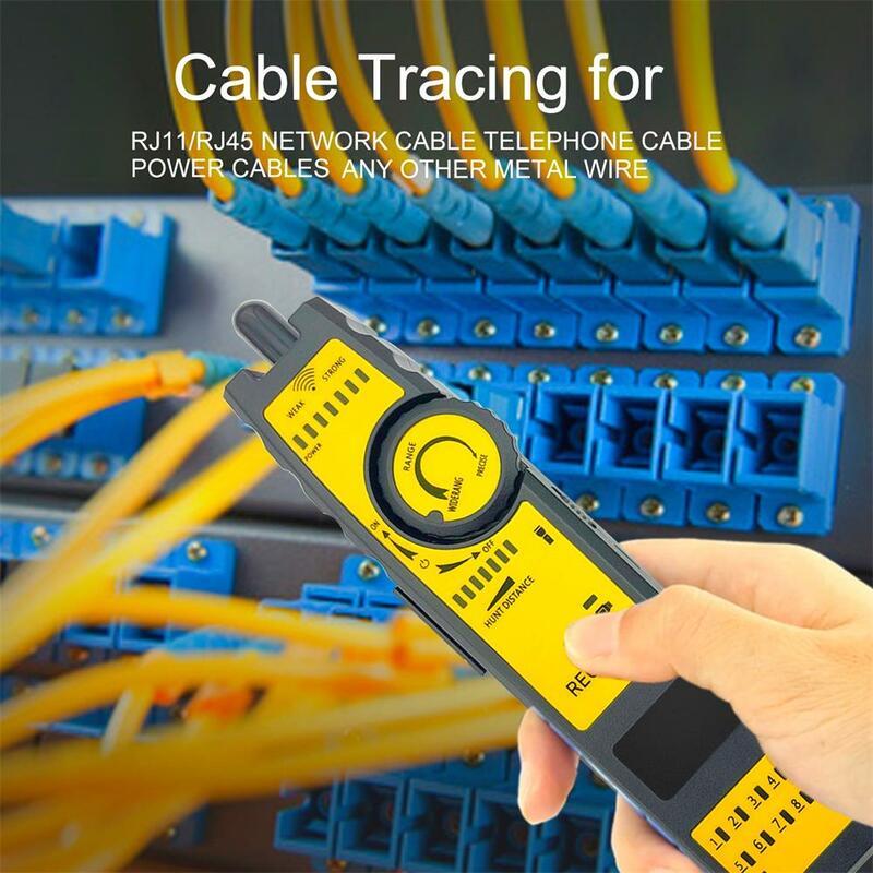 Alta Precisão Rede Cable Tracer, Rede Cabo Tracker, Sinal Digital, RJ11, RJ45 Wire Tracing
