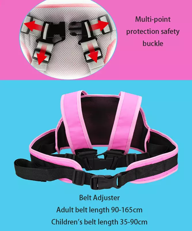 Cinturón de seguridad para bebé y niño, arnés de seguridad para montar en motocicleta, correas de protección anticaída