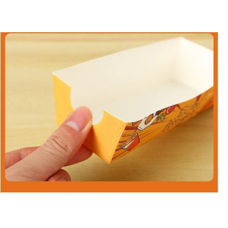 Prodotto personalizzato personalizzato personalizzato personalizzato usa e getta salsiccia hot dog borse involucri titolare scatola contenitore di imballaggio