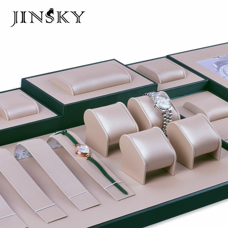 Personalizado JINSKY-Exhibición de joyería para relojes, embalaje de joyería