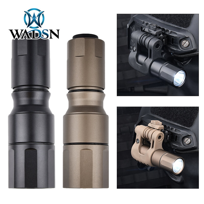 WASDN-microlinterna MCH de 1000 LM para caza, luz LED de explorador de mano, blanca, nube, marca de defensa, lámpara de arma, iluminación para senderismo al aire libre