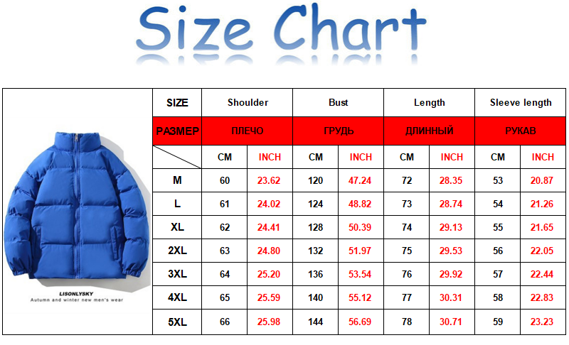 Y2K jaket parka Pria Wanita, Luaran hangat warna polos berbantalan, mantel parka musim dingin ukuran besar 5XL