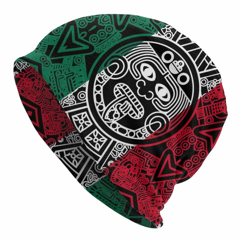 Мексиканский Флаг, Mayan, ацтекский календарь, стиранная, Женская велосипедная Повседневная шапка, защитные мужские и женские шапки