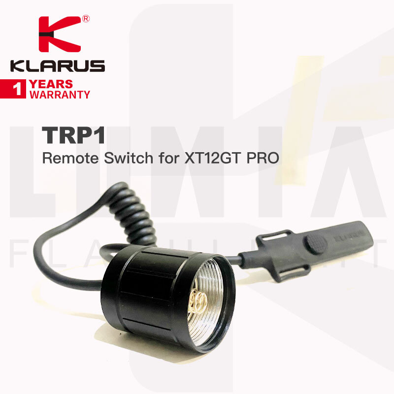 Zdalny przełącznik KLARUS TRP1 do latarki XT12GT PRO, podwójny przełącznik na ogonie