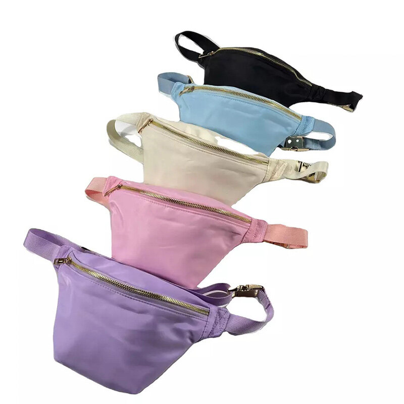 1 pc Waist Bag Fitness Nylon Waterproof Bag For Running Marathon Walking Fitness Gym Nylon Fanny Pack Bag