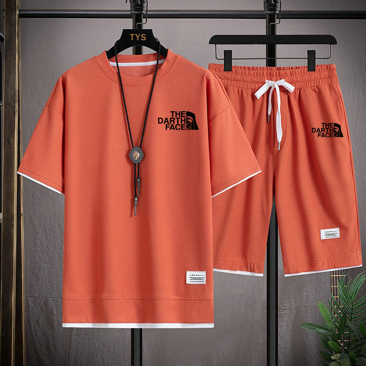 T-Shirt Met Korte Mouwen En Sportshorts Voor Heren, Koreaanse Sportkleding, Vrijetijdskleding, Joggingset, Zomermode