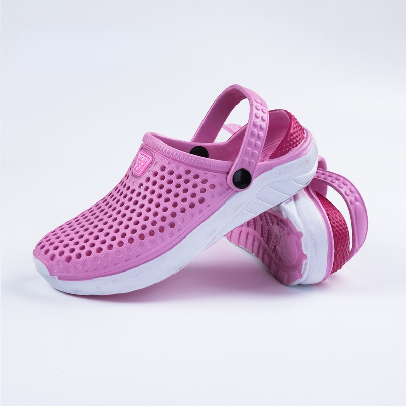 Sandalias antideslizantes con suela gruesa para mujeres y hombres, zapatillas de playa a la moda impermeables