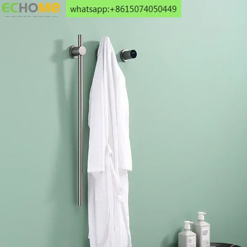 Vertikaler Pol elektrisch beheizter Handtuch halter intelligenter zeit gesteuerter vor eingebetteter Handtuch beheizter Wäsche ständer Haushalts badezimmer zubehör