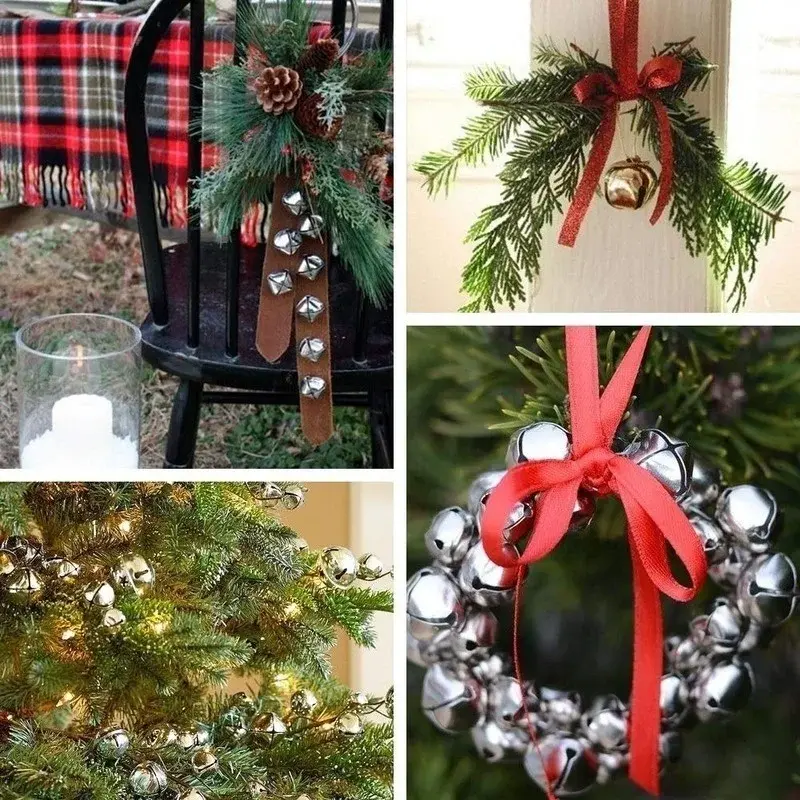 Kerst Decoratie Bells Iron Losse Kralen Kleine Voor Festival Party Decoratie Kerstboom Decoratie Diy Ambachten Accessoires