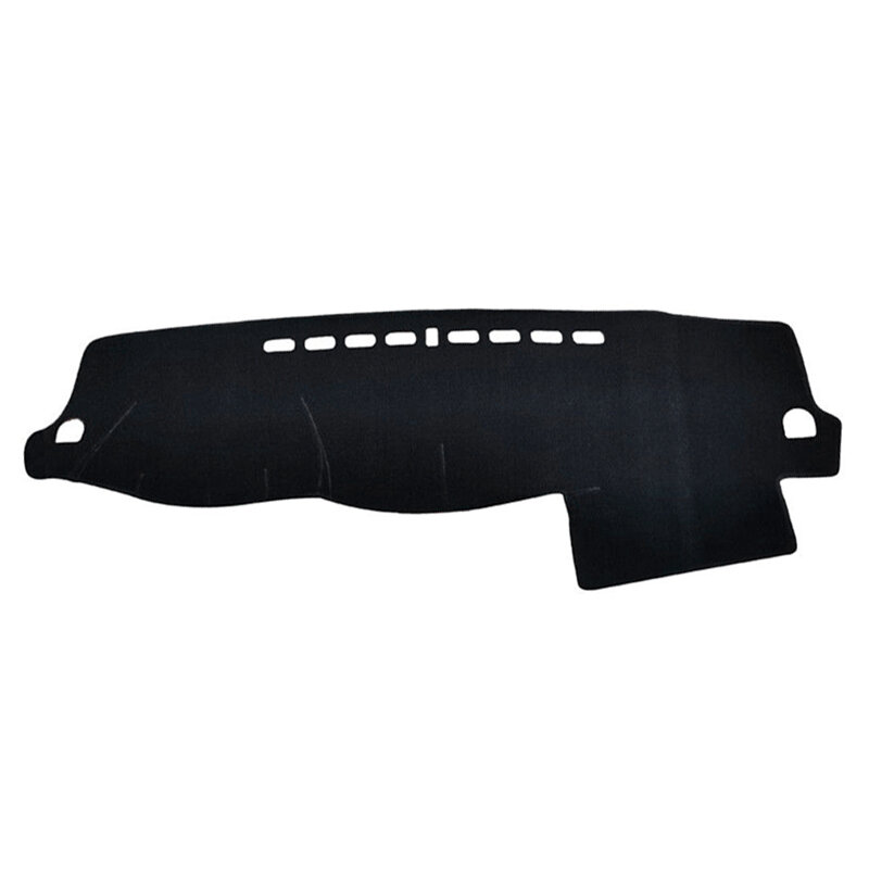LHD-Dashboard Dash Cover Mat, Poliéster preto, tapete antiderrapante, protetor, apto para Mitsubishi Pajero, NS, NW 2006-2018, 2019, 2020, 2021