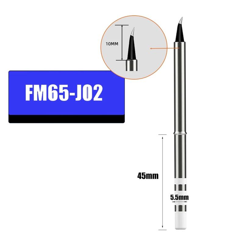 FM65 ujung besi Solder untuk T65 HS-01 GVDA300 T85 SH72 pemanas pengganti Solder kompatibel dengan SH series tidak berlaku T12