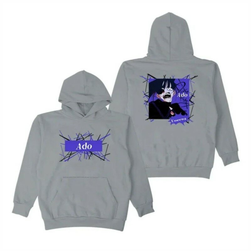 Ado Usseewa Hoodies Kyogen Album Merch Winter For Men/Women Unisex Casuals Long Sleeve Sweatshirt Streetwear