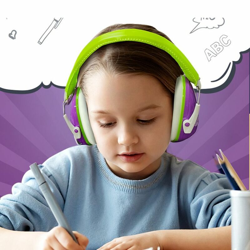 子供用の調節可能なヘッドバンド,耳の保護,防音,ノイズリダクション