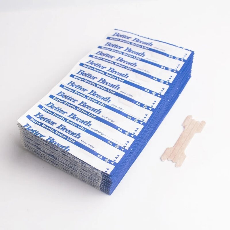 200pcs Anti Snore Sticker Nasal Strips 55X16mm Better Breathe Stay Away From Snoring Anti-snoring For Nose Snoring-prevention