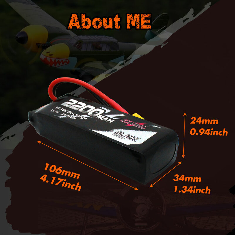 2PCS CNHL 3S 11.1V Lipo Battery 2200mAh 30C 70C With XT60 Plug For RC Airplane Helicopter Quadcopter FPV Drone Car Racing Hobby