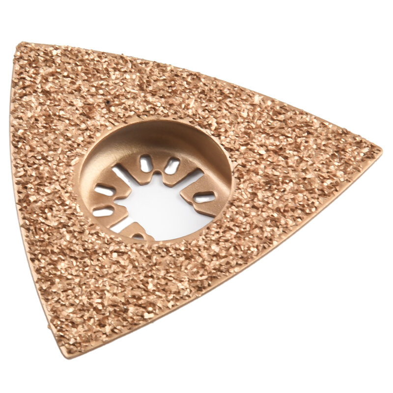 `78mm Triangular Sanding Pad Oscillating Saw Blades For Multitool Tile Ceramics Cutting Woodworking Tools Accessories